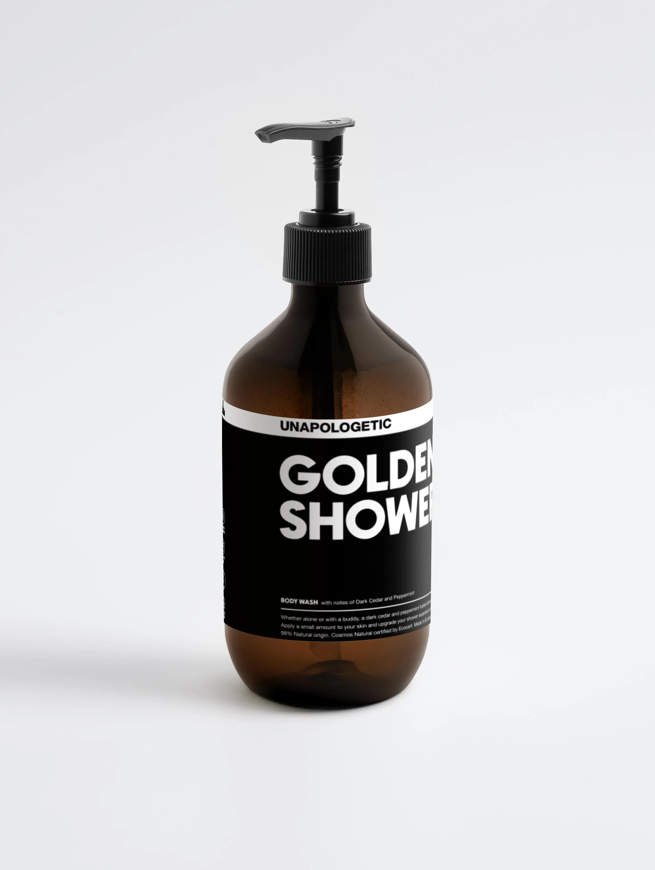 GOLDEN SHOWER - Dark Cedar & Peppermint Body Wash - Image 4