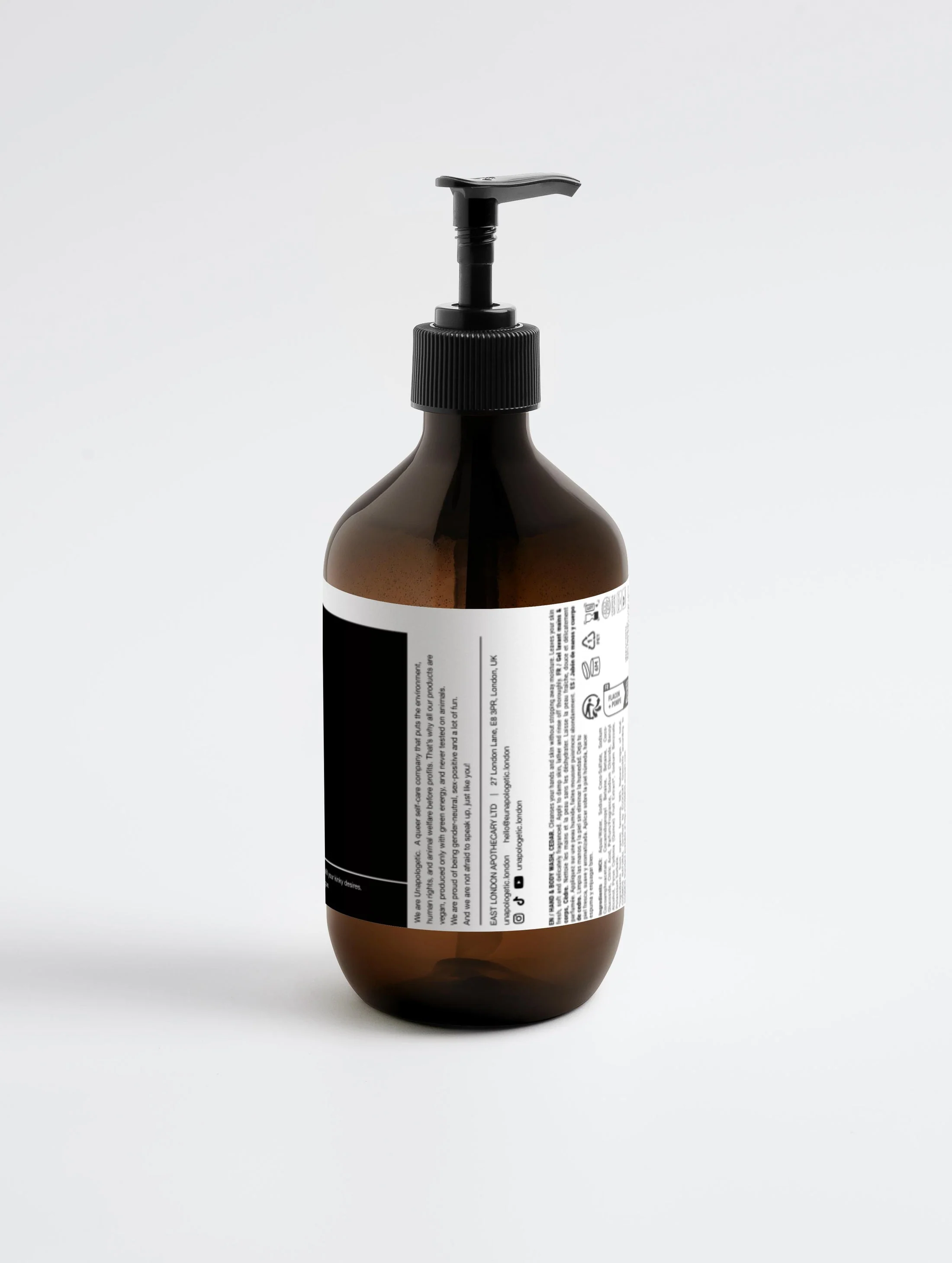 GOLDEN SHOWER - Dark Cedar & Peppermint Body Wash - Image 5