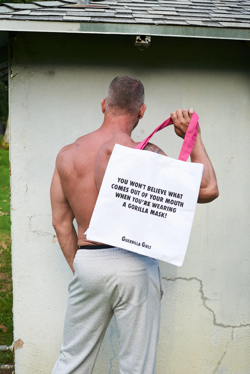 Gorilla Mask Tote Bag Third Drawer Down X Guerrilla Girls - Image 4