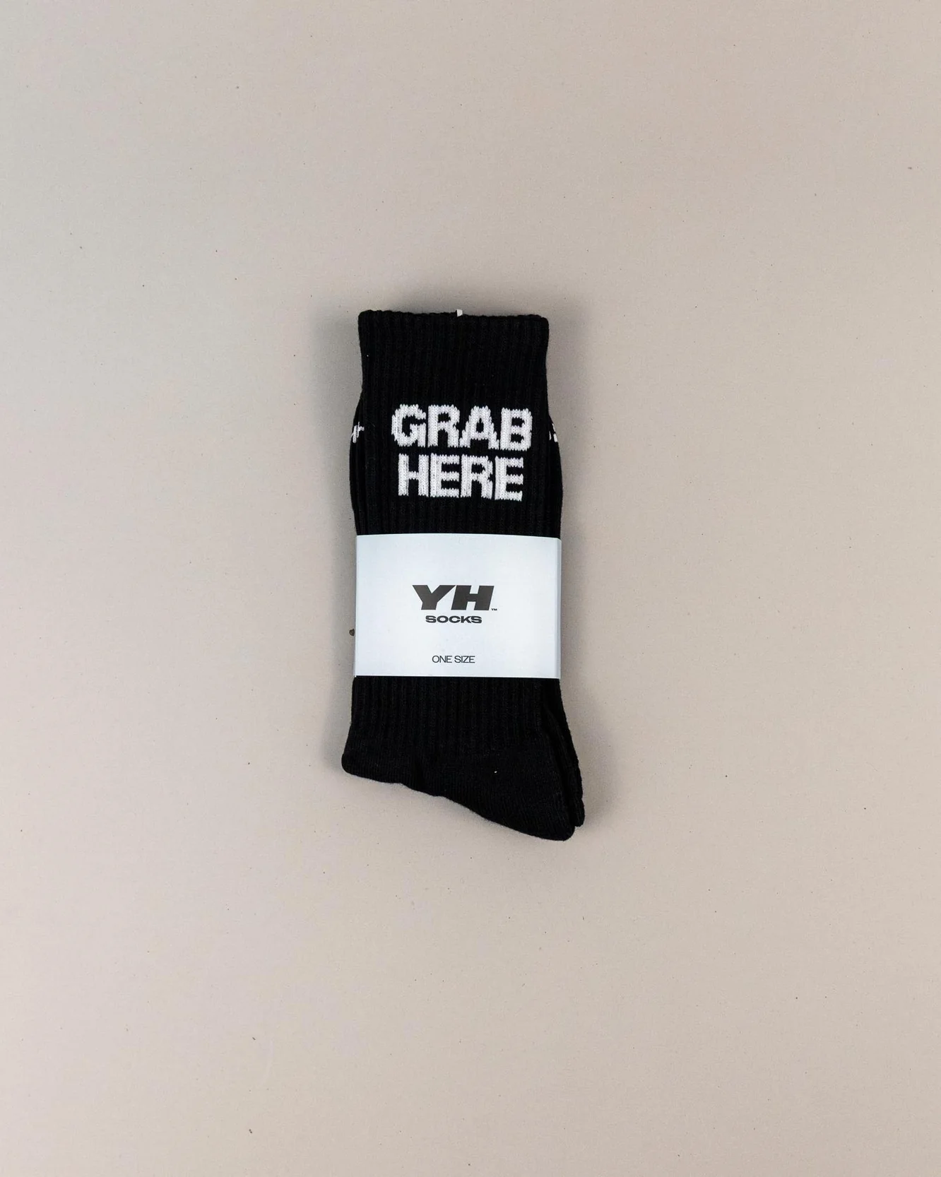 Grab Here Socks by YES HOMO - Black - Image 3