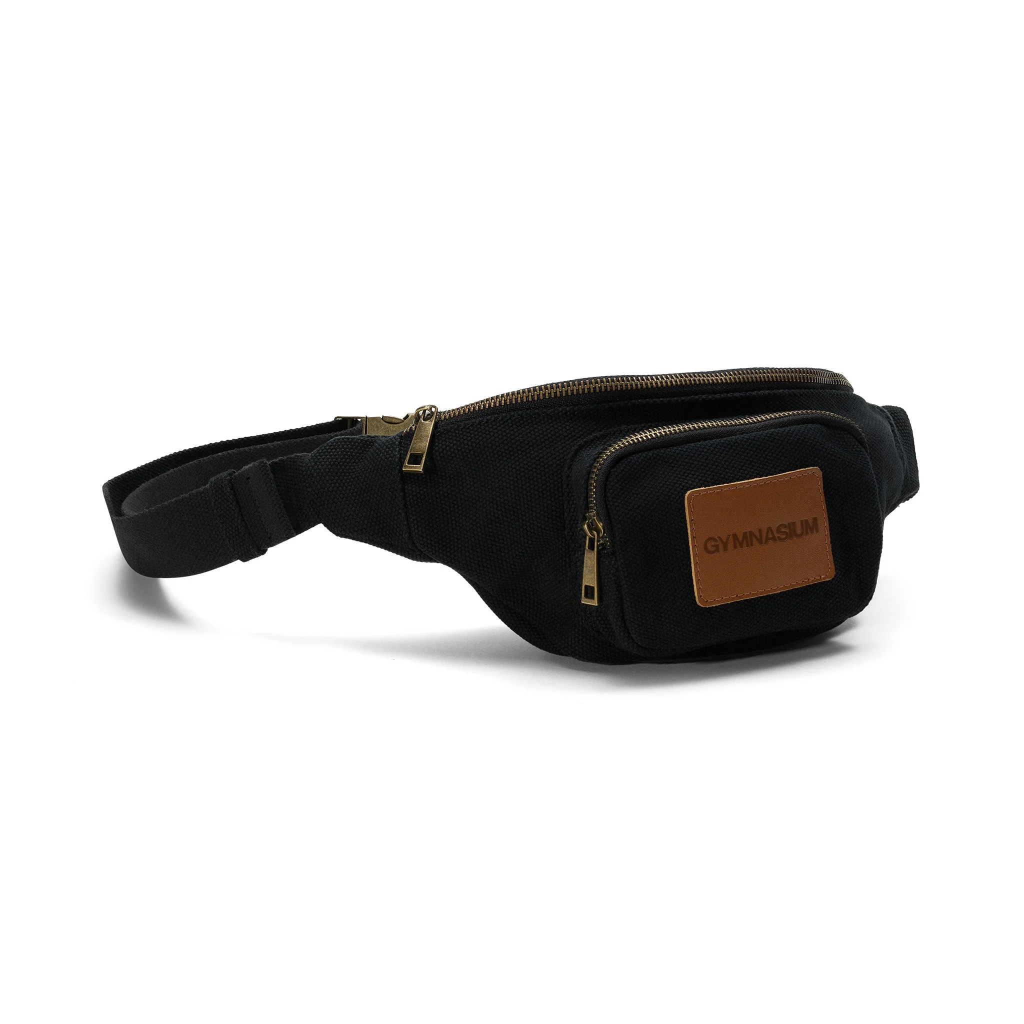 GYMNASIUM BODY BELT BAG BLACK / BROWN - Image 2