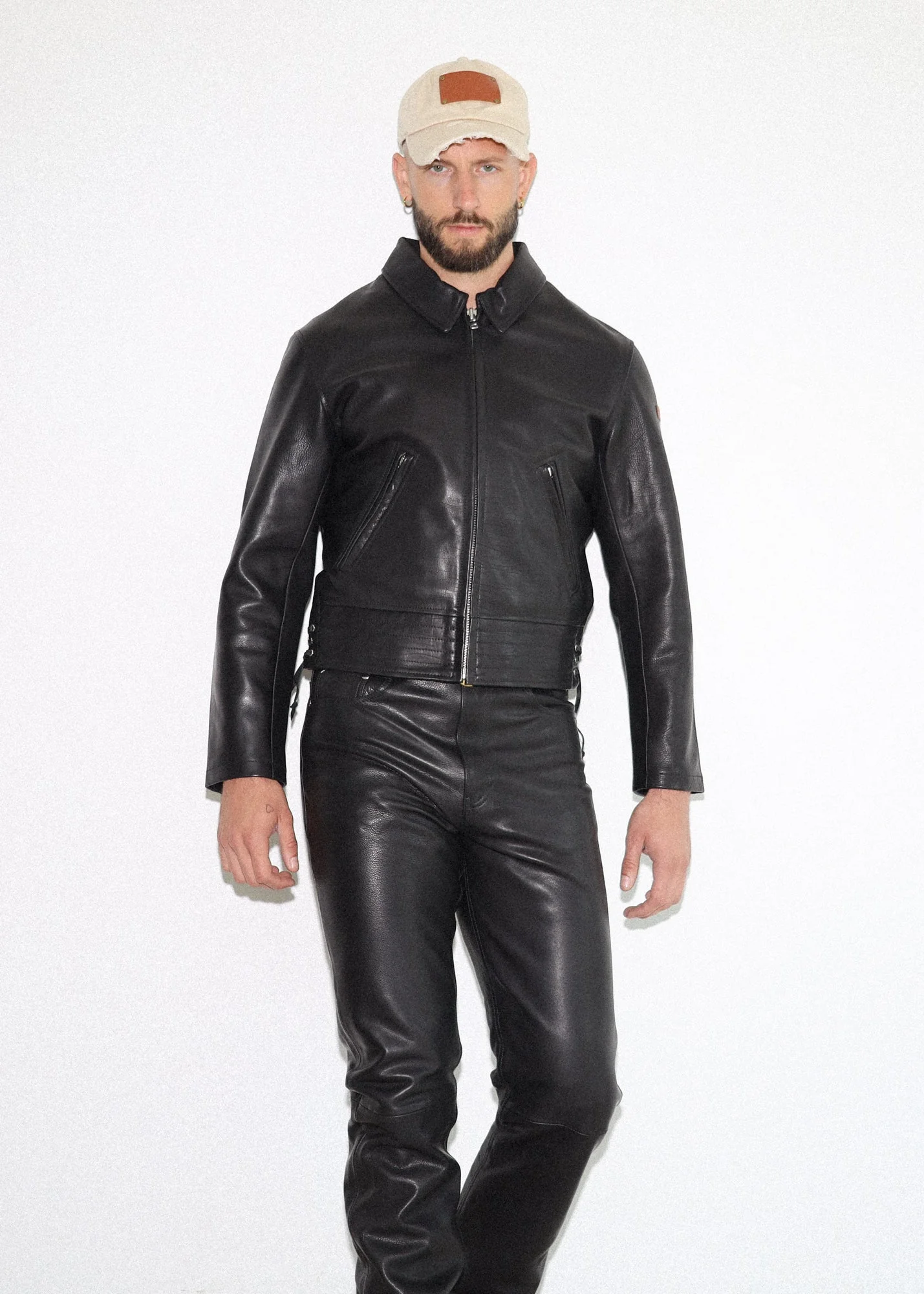 THE LEATHER RACER JACKET by GYMNASIUM