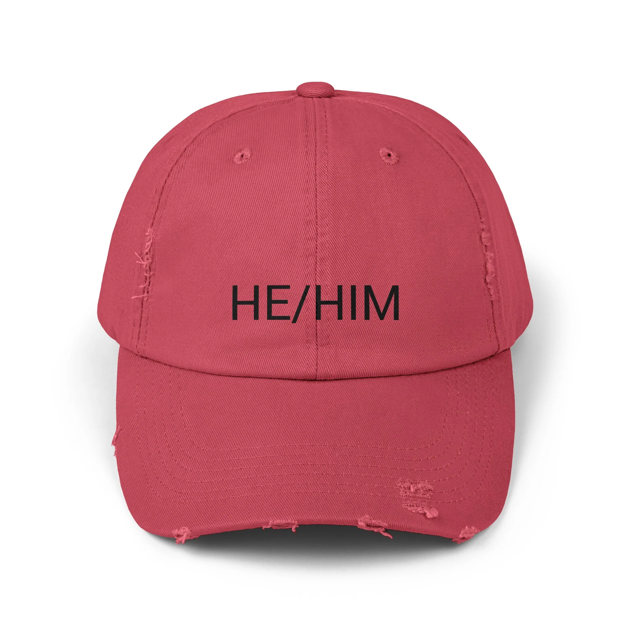 HE/HIM Distressed Cap in 6 colors - Image 3