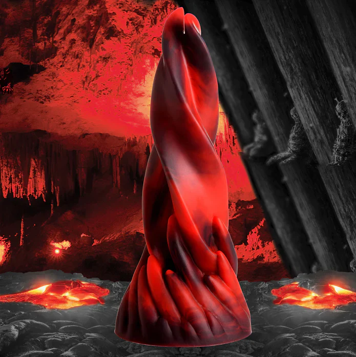 Creature Cock Hell Kiss Twisted Tongues Silicone Dildo