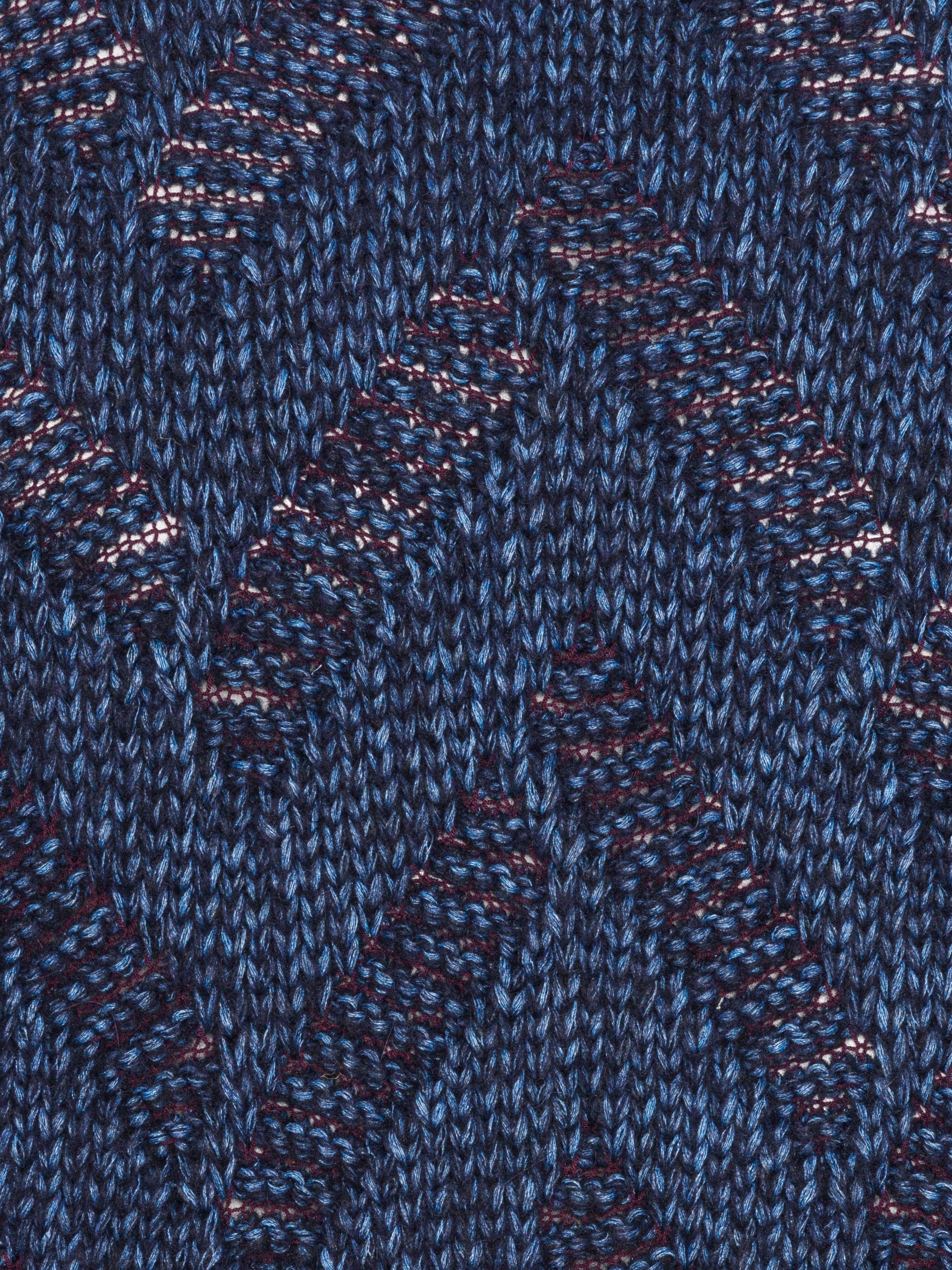 Henrik Vibskov Flat Knitted Crewneck Flat Navy - Image 5