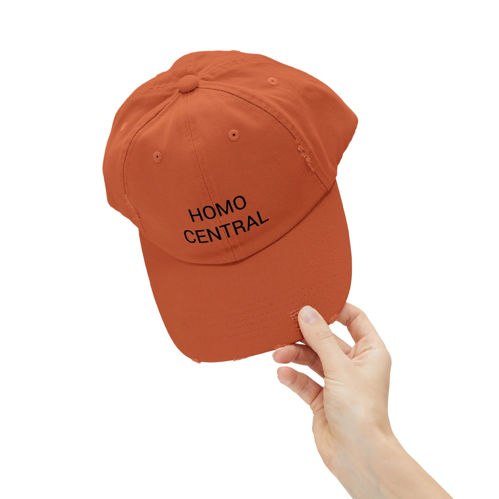 HOMO CENTRAL Distressed Cap in 6 colors - Image 12