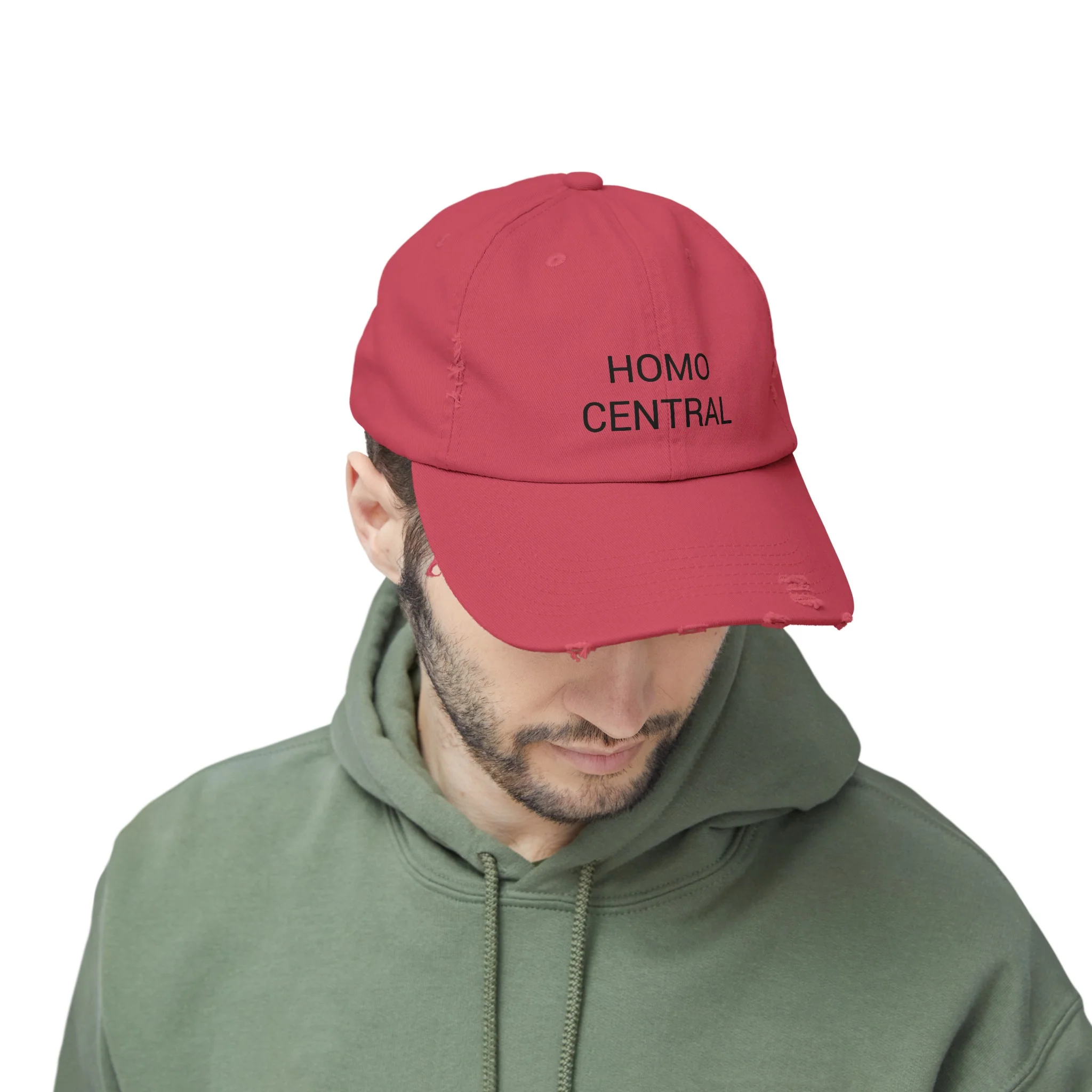 HOMO CENTRAL Distressed Cap in 6 colors - Image 15