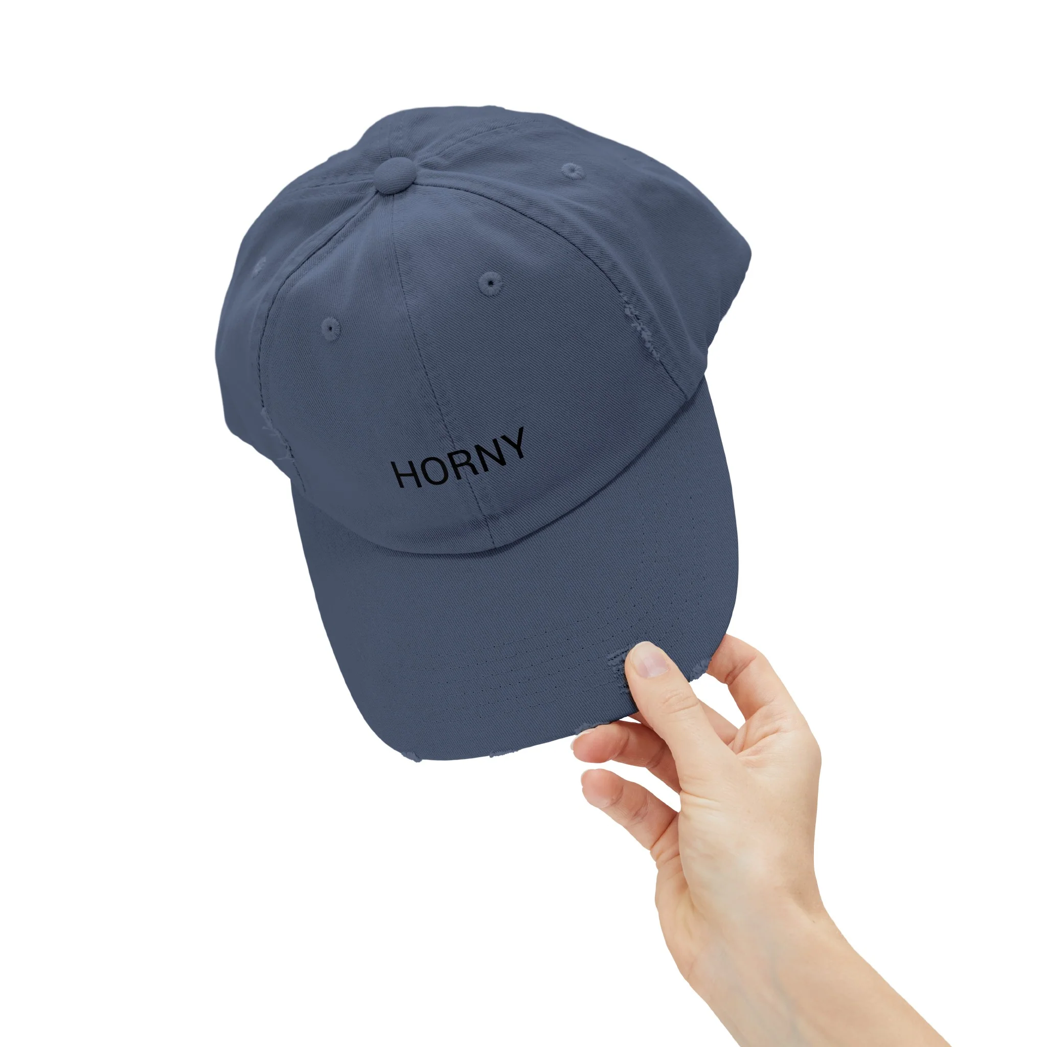HORNY Distressed Cap in 6 colors - Image 32