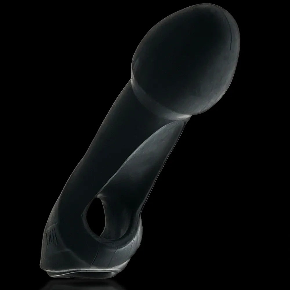 Hunkyjunk Double Thruster Double Penetrator Sling - Tar Ice Black - Image 7