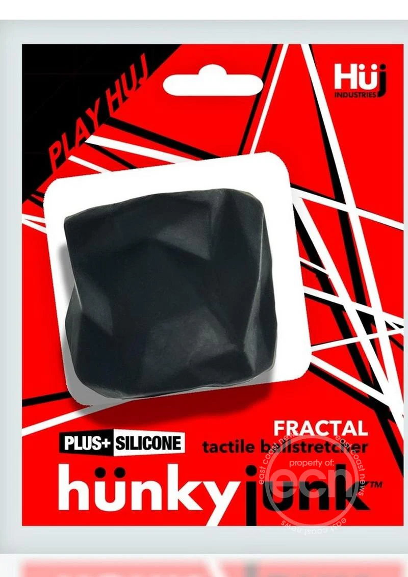 Hunkyjunk Fractal Tactile Ballstretcher - Tar Ice Black - Image 2