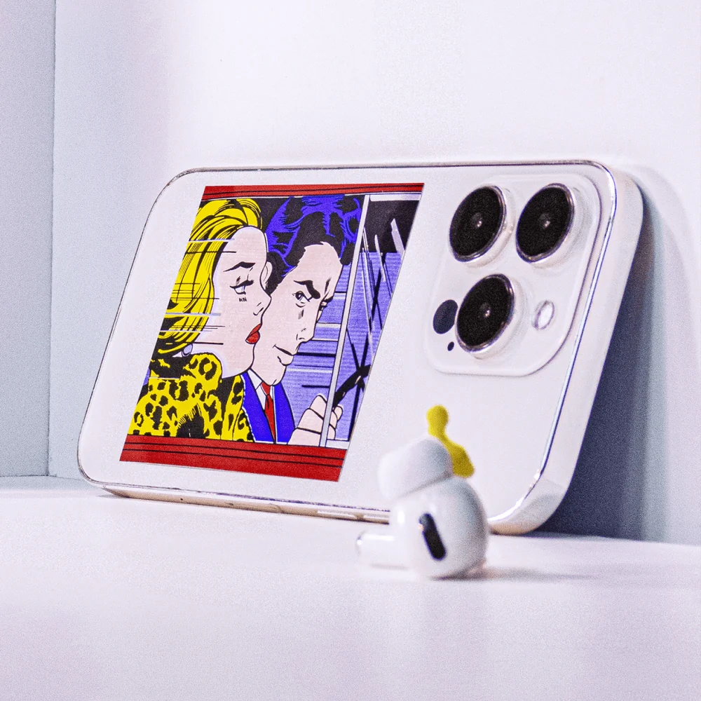 In the Car By Roy Lichtenstein (Road Trip) - Die-Cut Sticker - Image 2