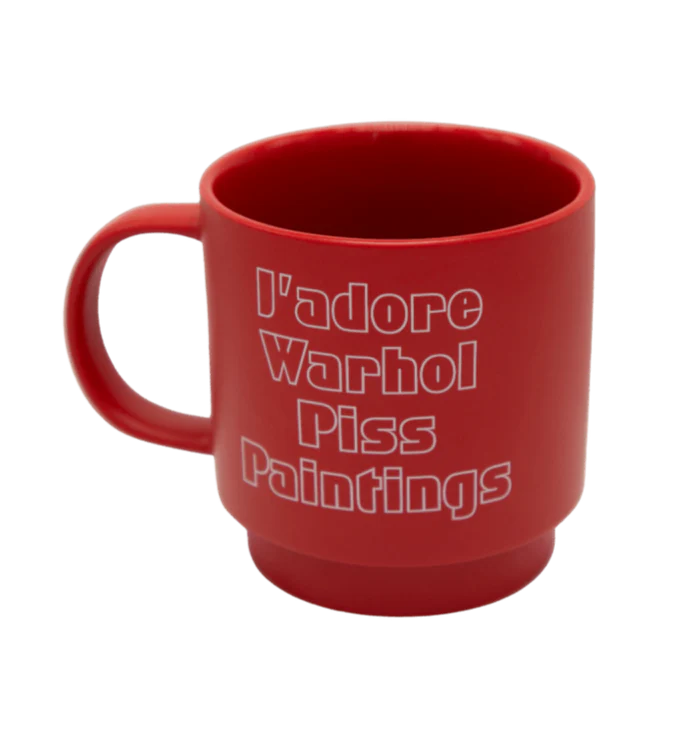 J'adore Warhol Piss Painting Mug by Candyass x Third Drawer Down