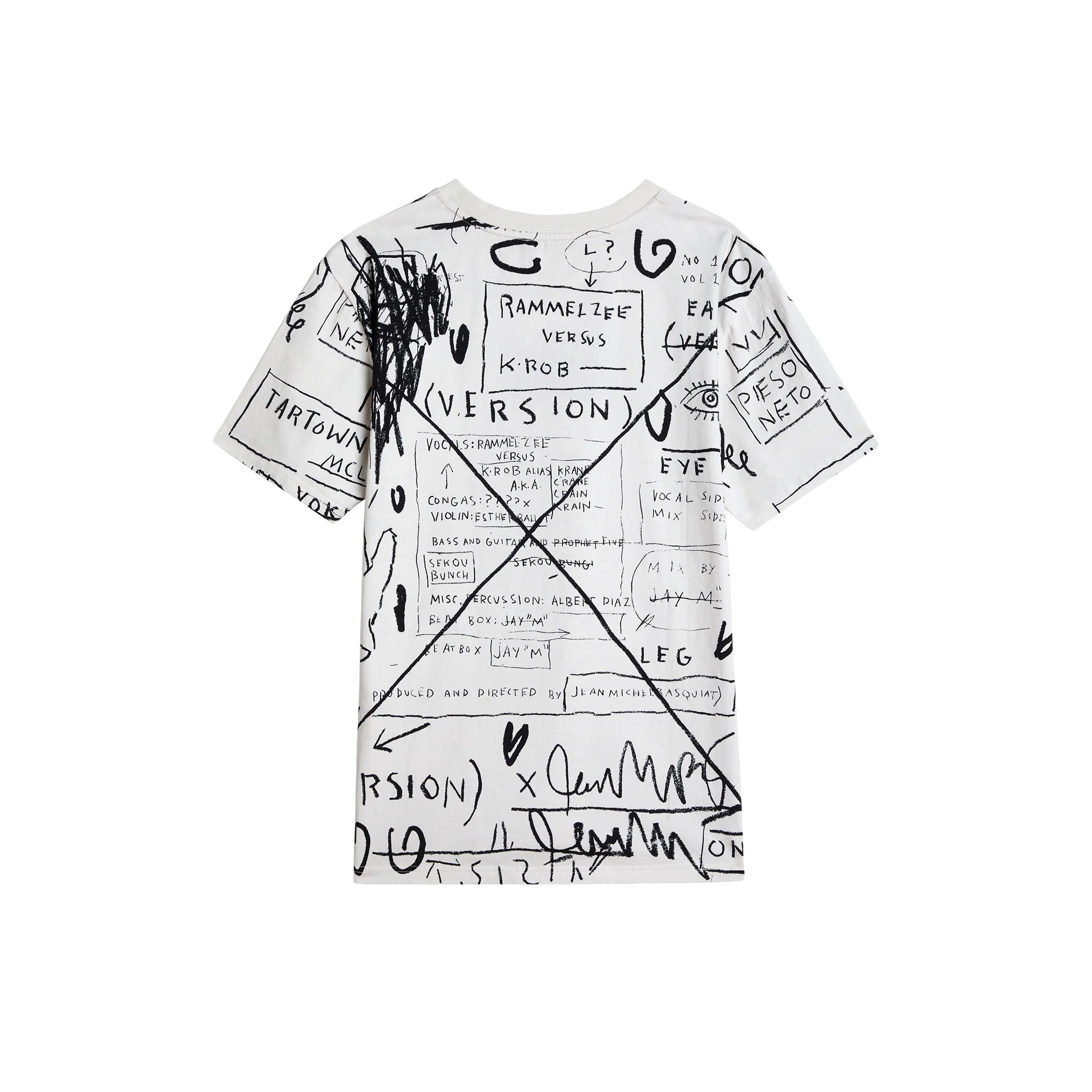 Jean-Michel Basquiat Beat Bop All-Over Print T-Shirt - Image 2