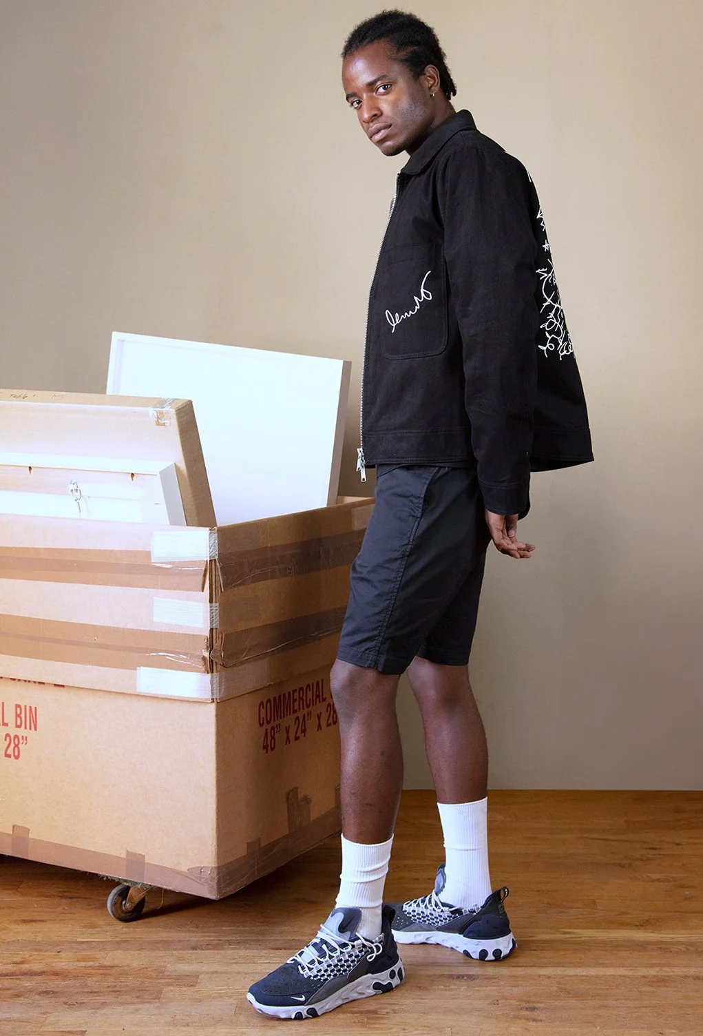 Jean-Michel Basquiat Beat Bop Mechanic's Jacket - Image 2