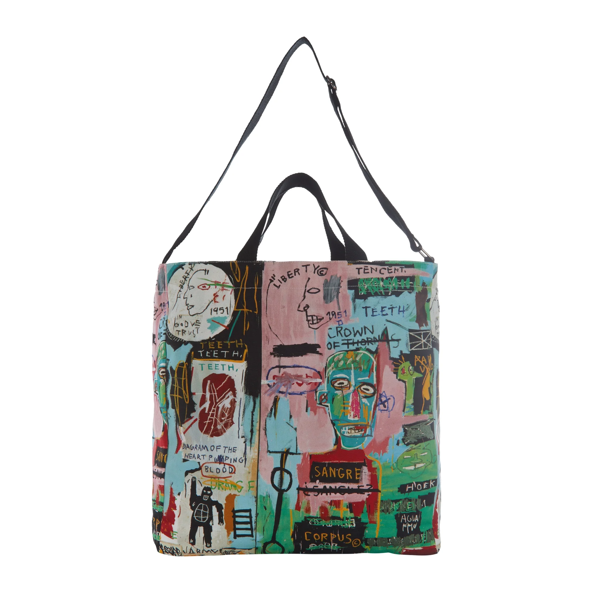 Jean-Michel Basquiat in Italian Crossbody Bag - Image 2