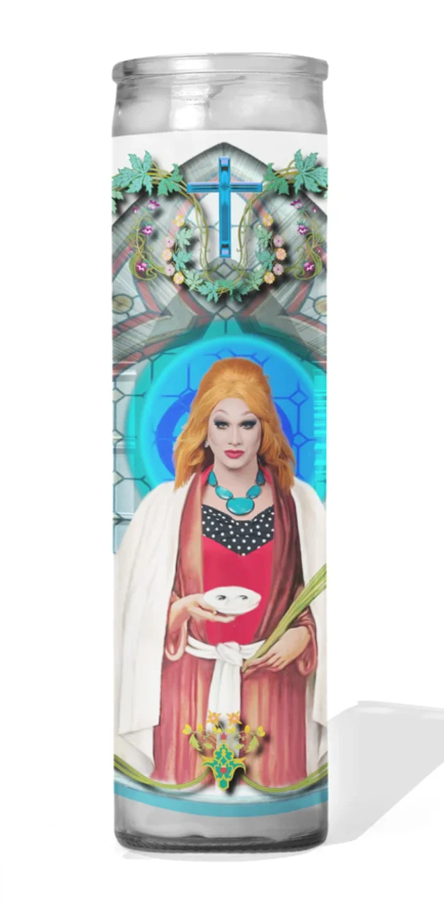 Jinkx Monsoon Celebrity Drag Queen Prayer Candle - Image 2