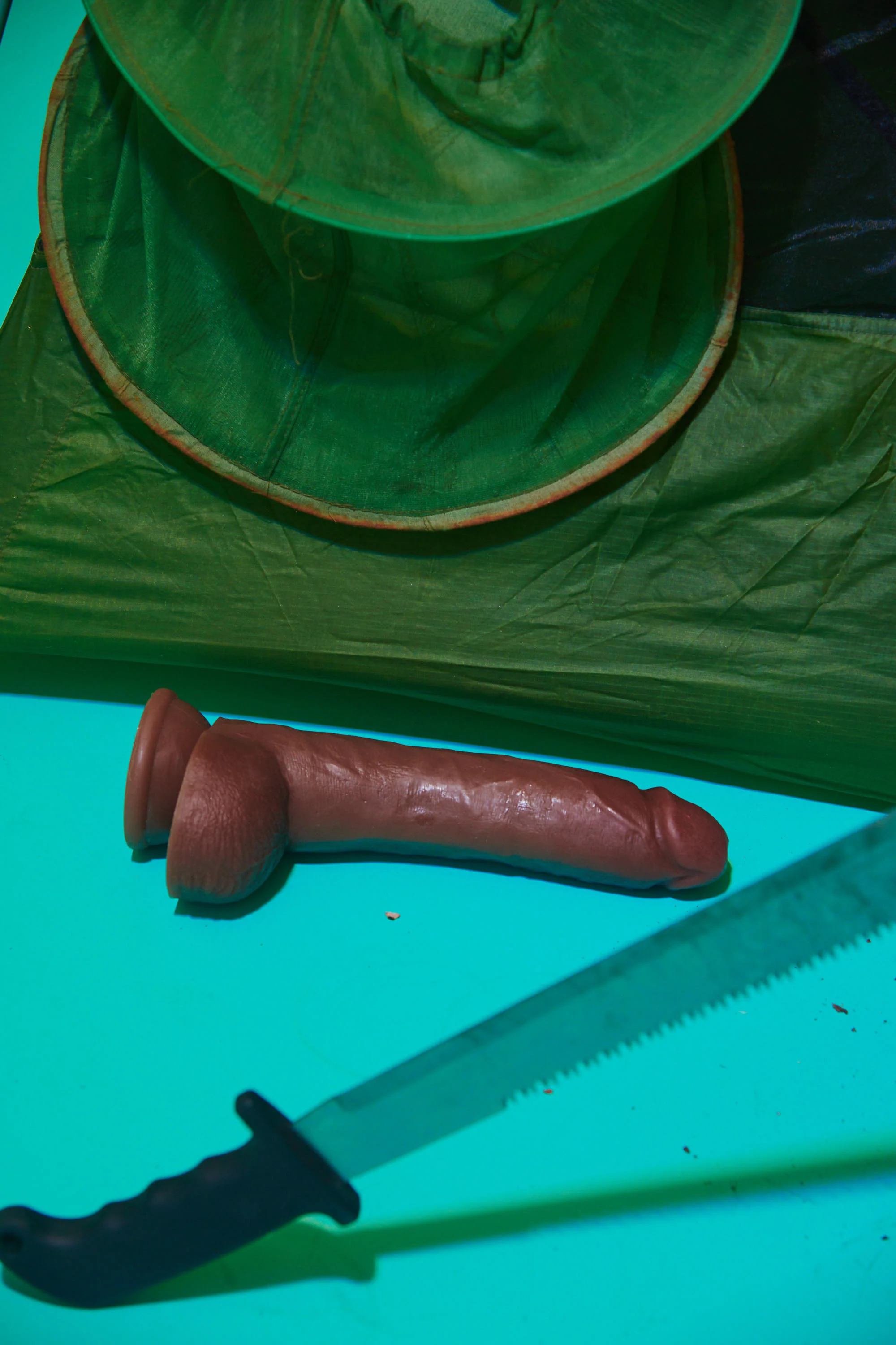 JOCK 10 Inch Dildo with Balls - Brown - Image 3