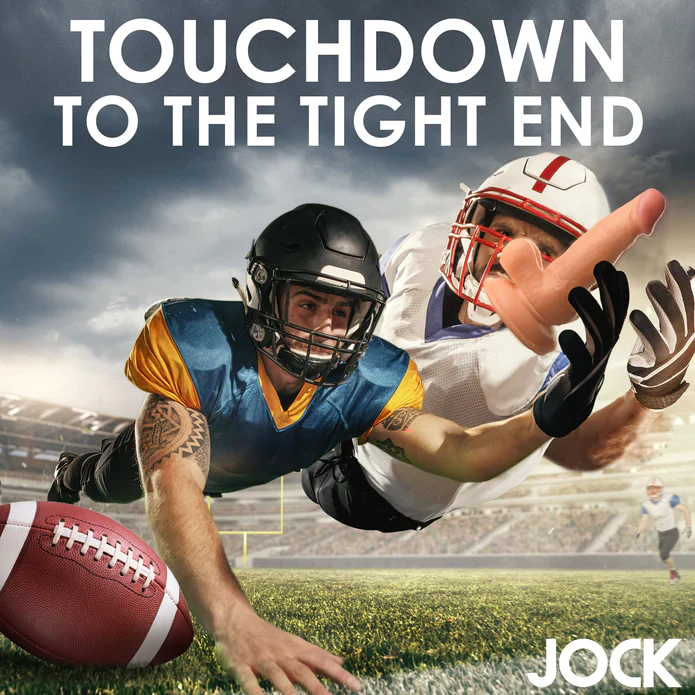 JOCK Football Frank 6.75" Dildo W/ Balls Light - Image 5