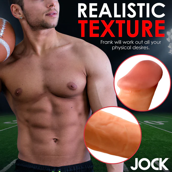 JOCK Football Frank 6.75" Dildo W/ Balls Light - Image 7