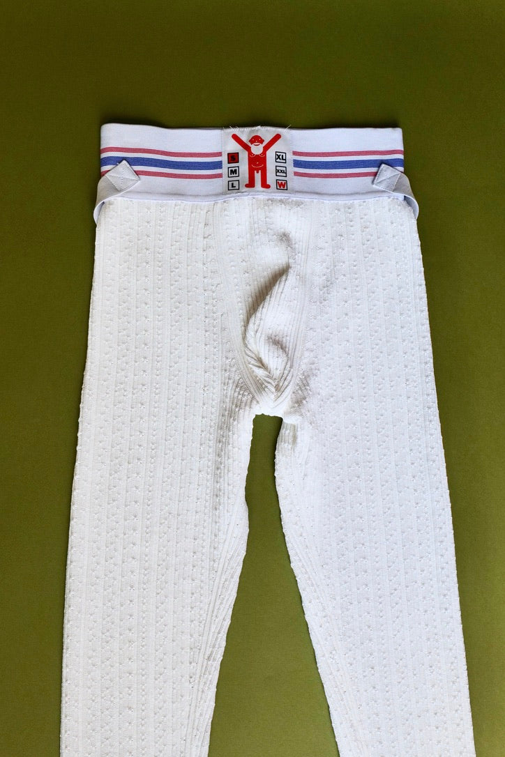 WALTER VAN BEIRENDONCK Jock Leggings White SS23 - Image 4