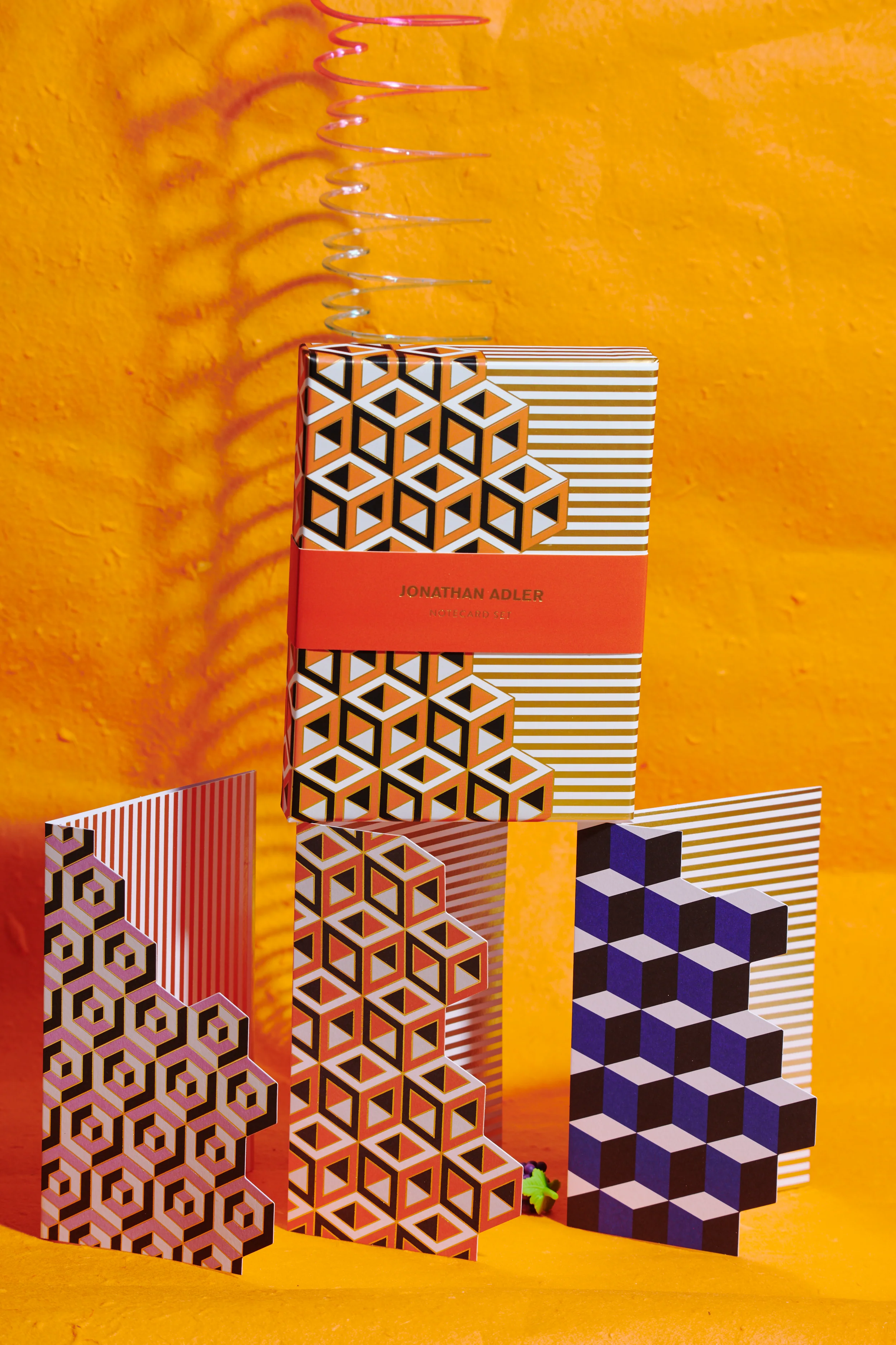 JONATHAN ADLER VERSAILLES BOXED DIECUT NOTECARD SET