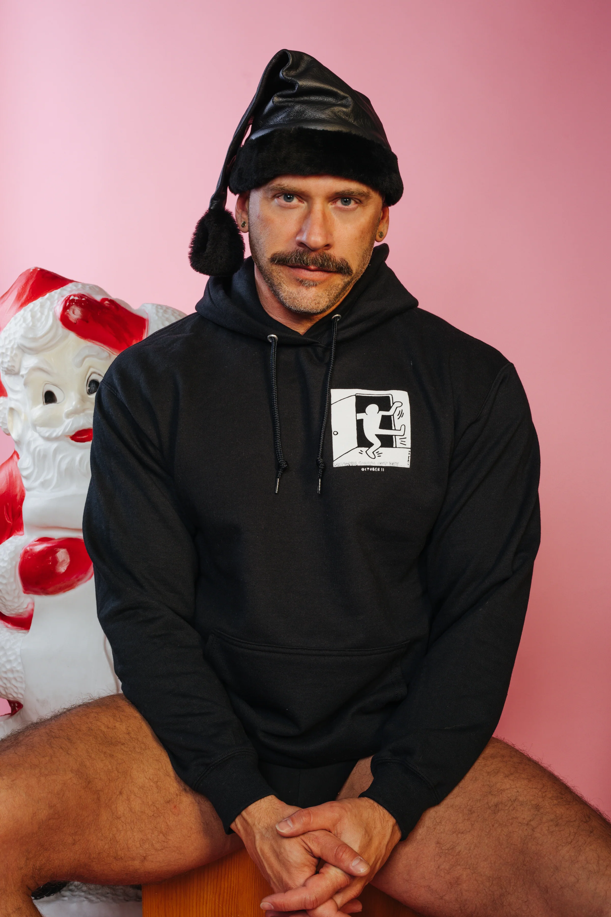 Keith Haring National Coming Out Day Hoodie / Black - Image 7