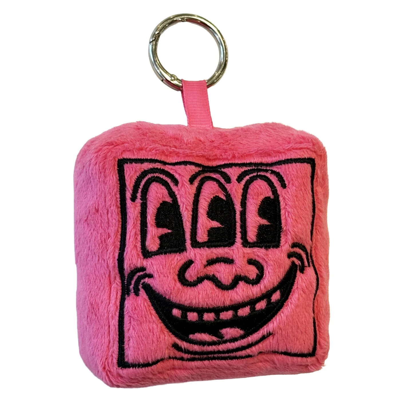 Keith Haring Pop Shop 3-Eyed Face Plush Bag Charm - Image 2
