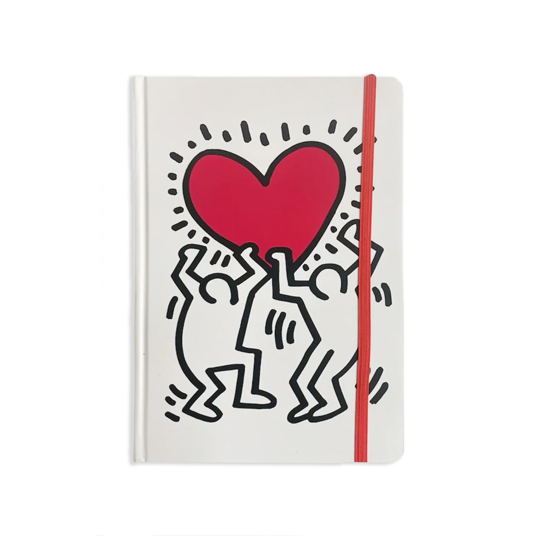 Keith Haring Pop Shop Heart Hardcover Journal - Image 2