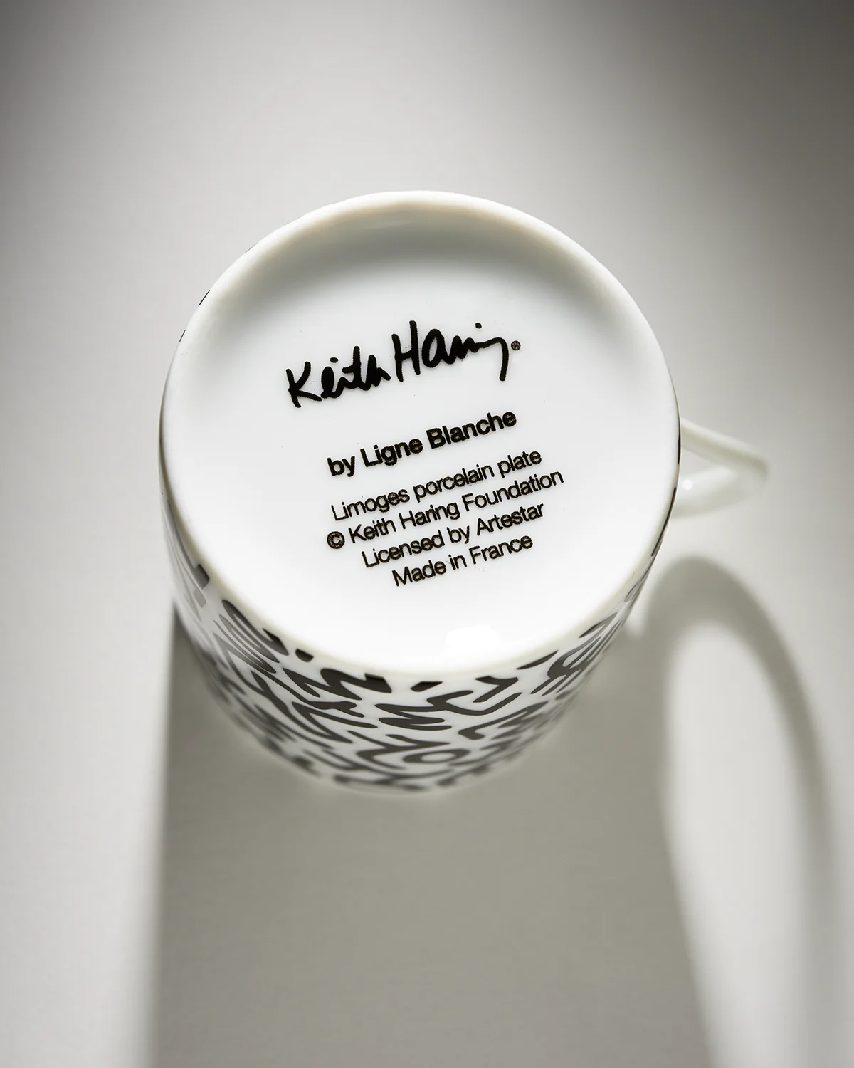 Keith Haring Porcelain Espresso Set Black Pattern - Image 6