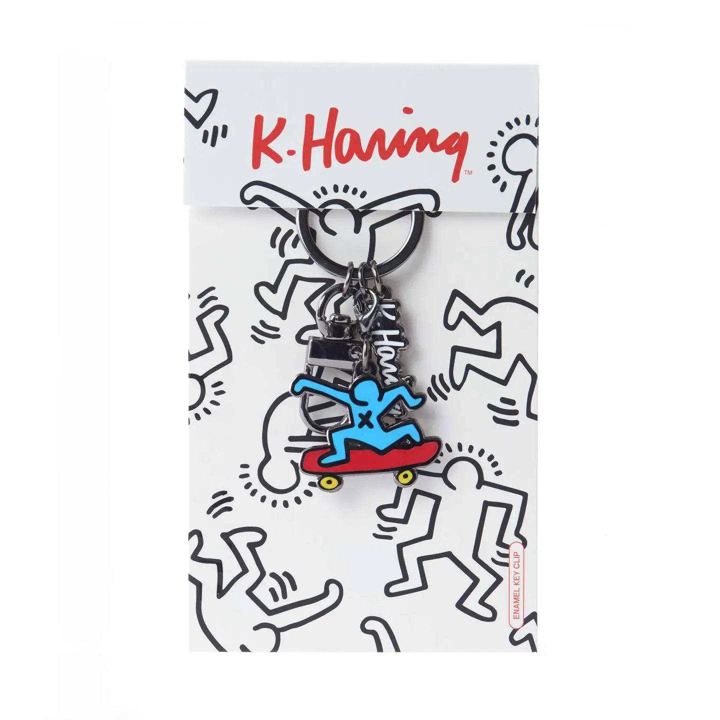 Keith Haring Skateboarder Keyclip - Image 2