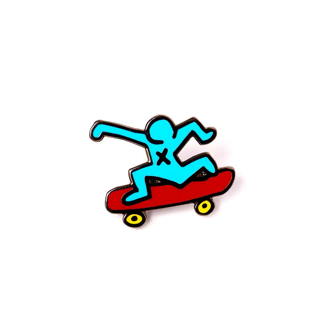 Keith Haring Skateboarder Keyclip - Image 3