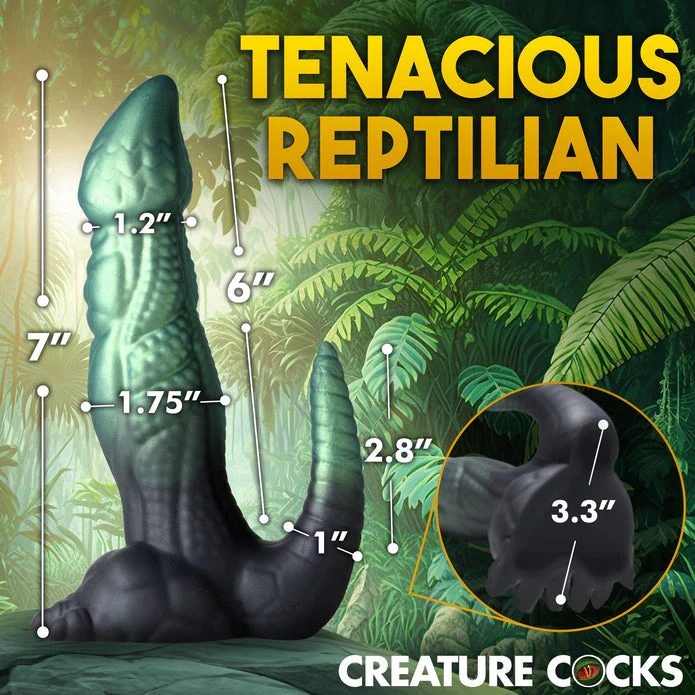 Dickosaur Dinosaur Silicone Dildo by Creature Cocks - Image 4