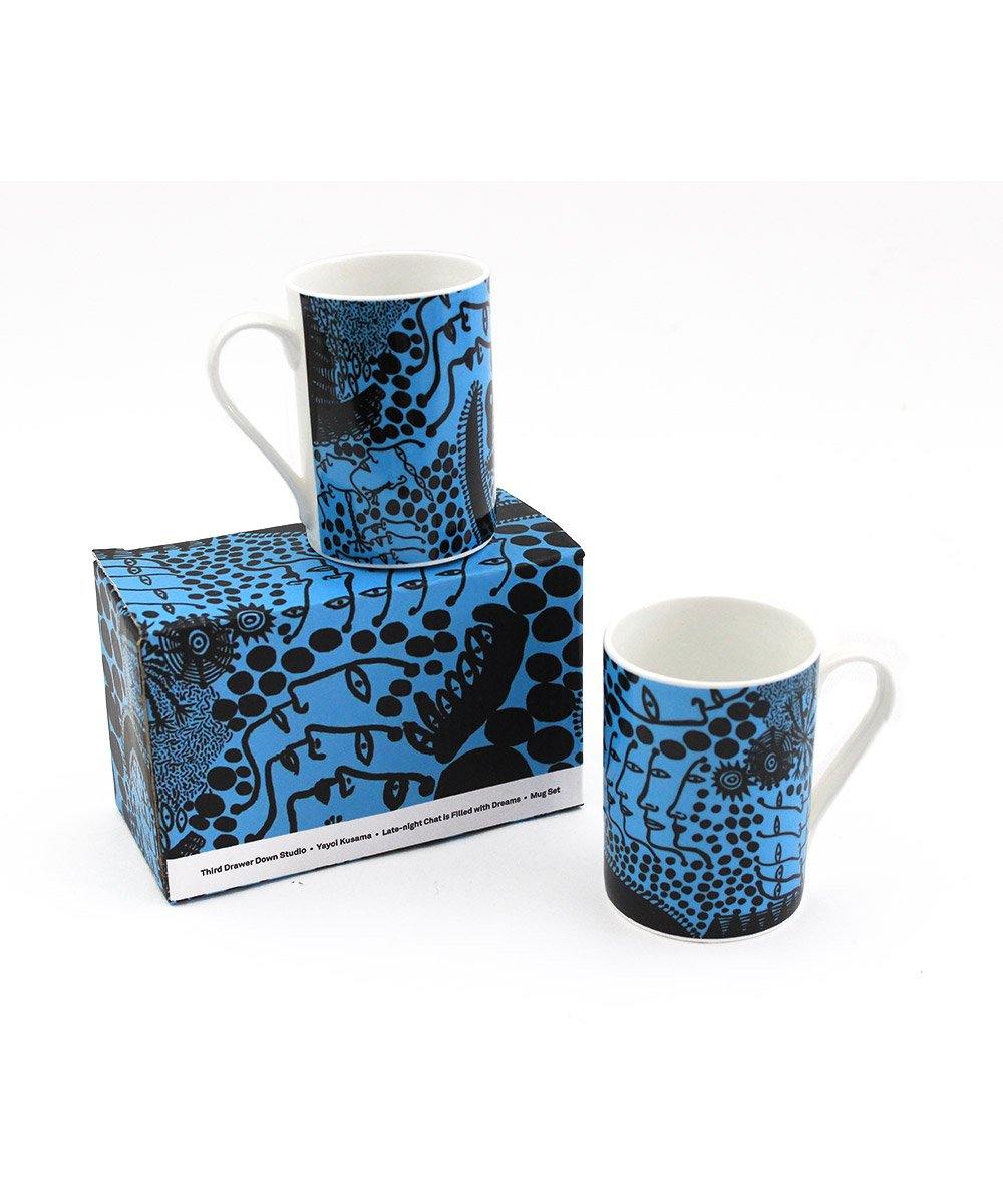 Late-Night Chat Is Filled With Dreams Mug Set by Yayoi Kusama x Third Drawer Down - Image 2