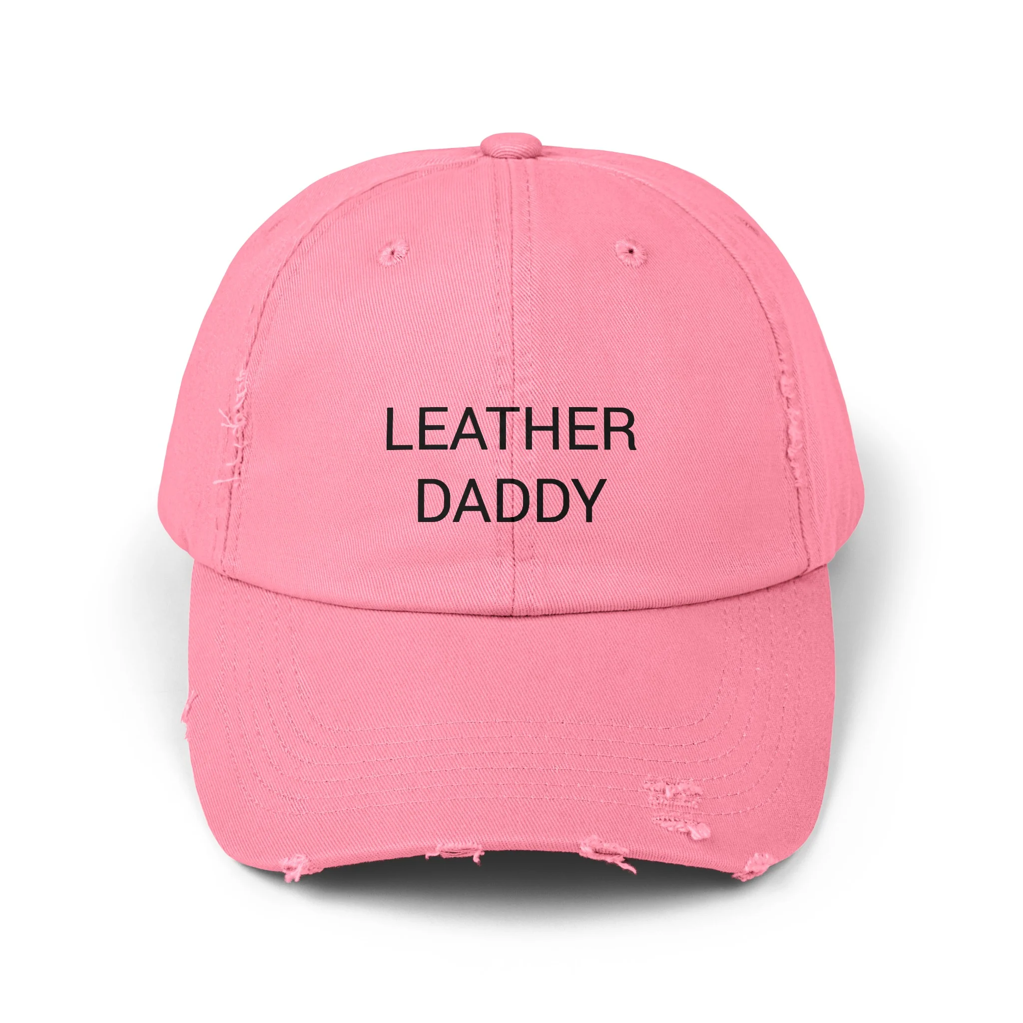 LEATHER DADDY Distressed Cap in 6 colors - Image 7
