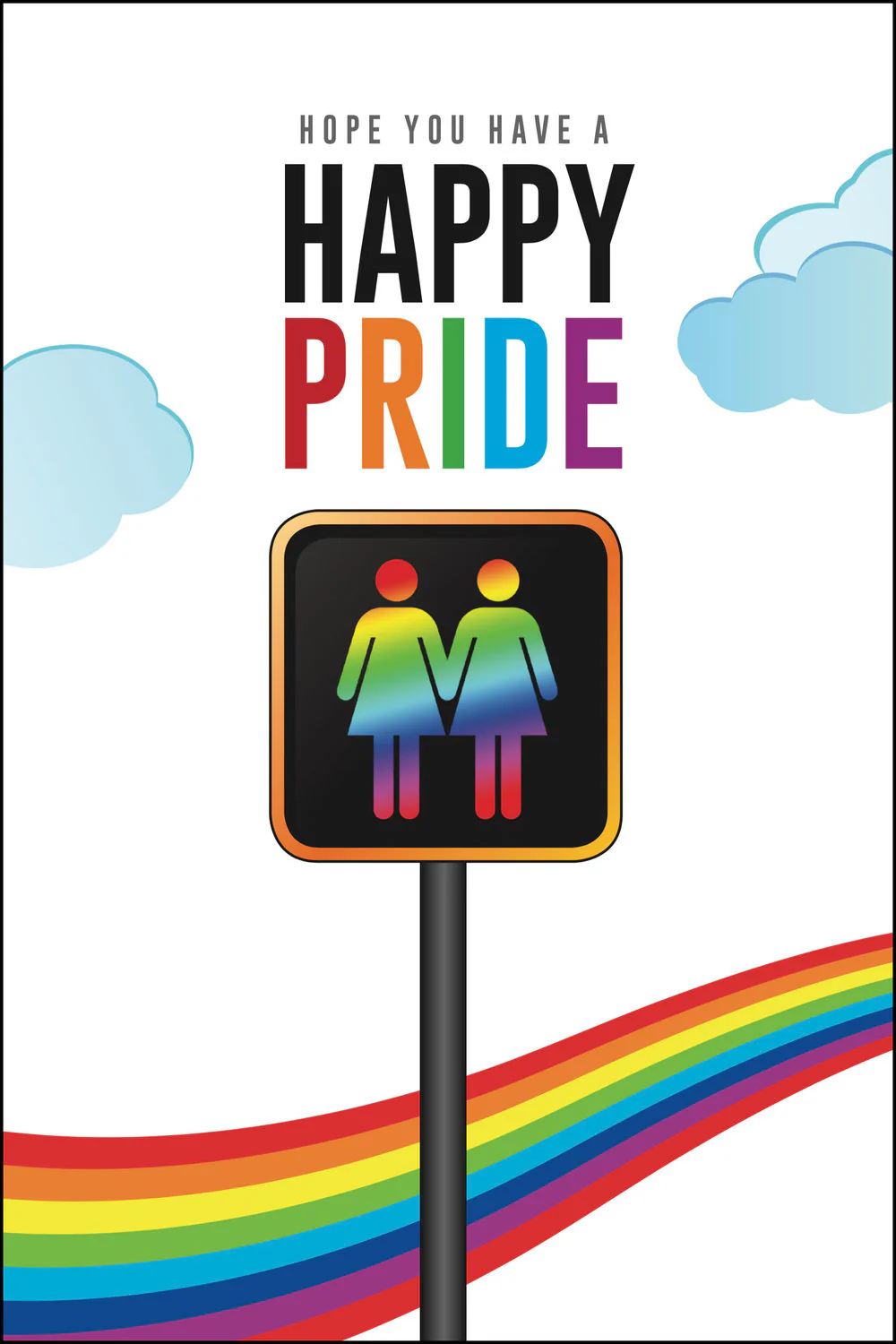 LESBIAN PRIDE GREETING CARD BY KWEER CARDS - Image 2
