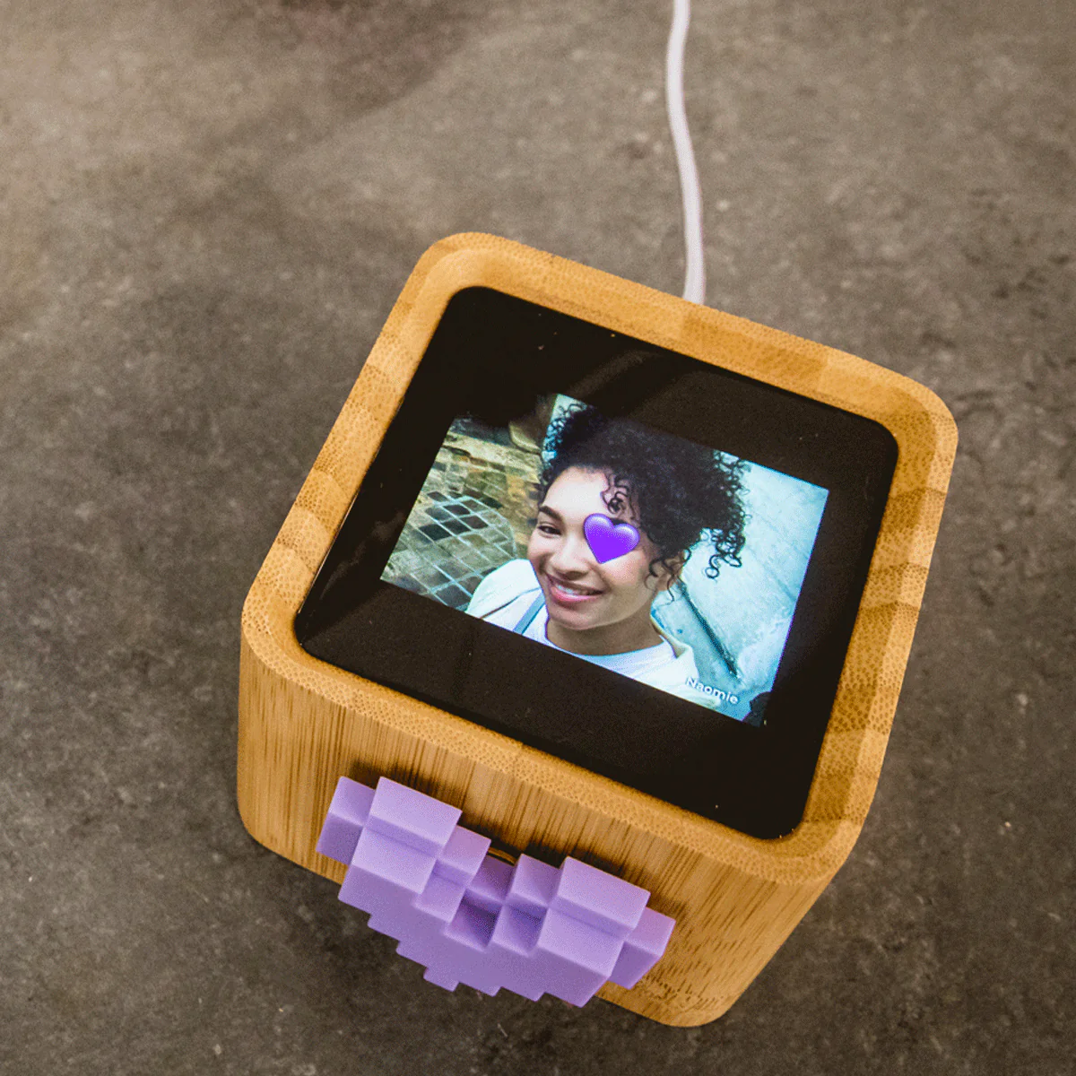 Lovebox Color & Photo - Lilac Pixel Heart - Image 8