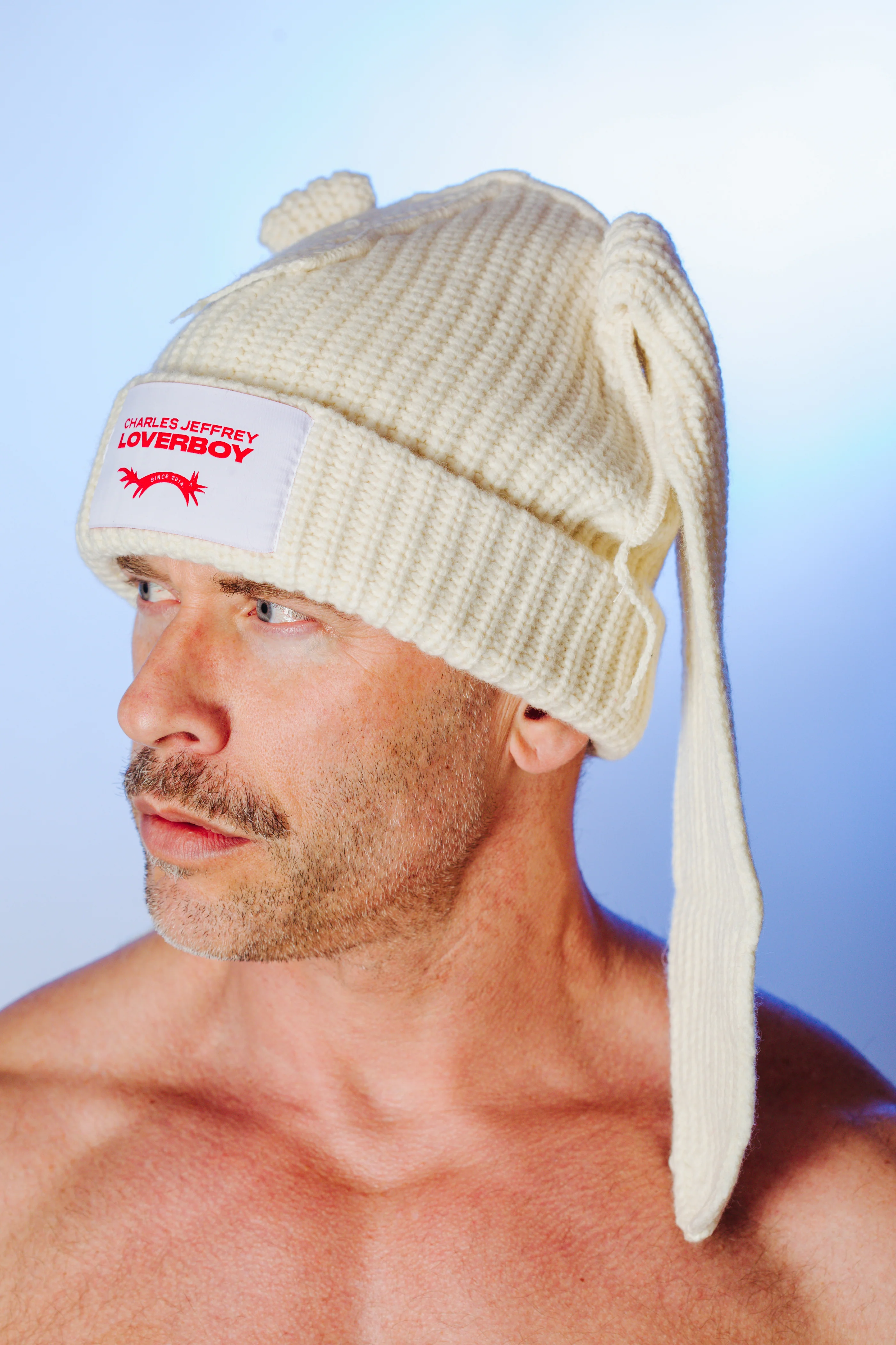 LOVERBOY BY CHARLES JEFFREY BUNNY EARS BEANIE - Image 10