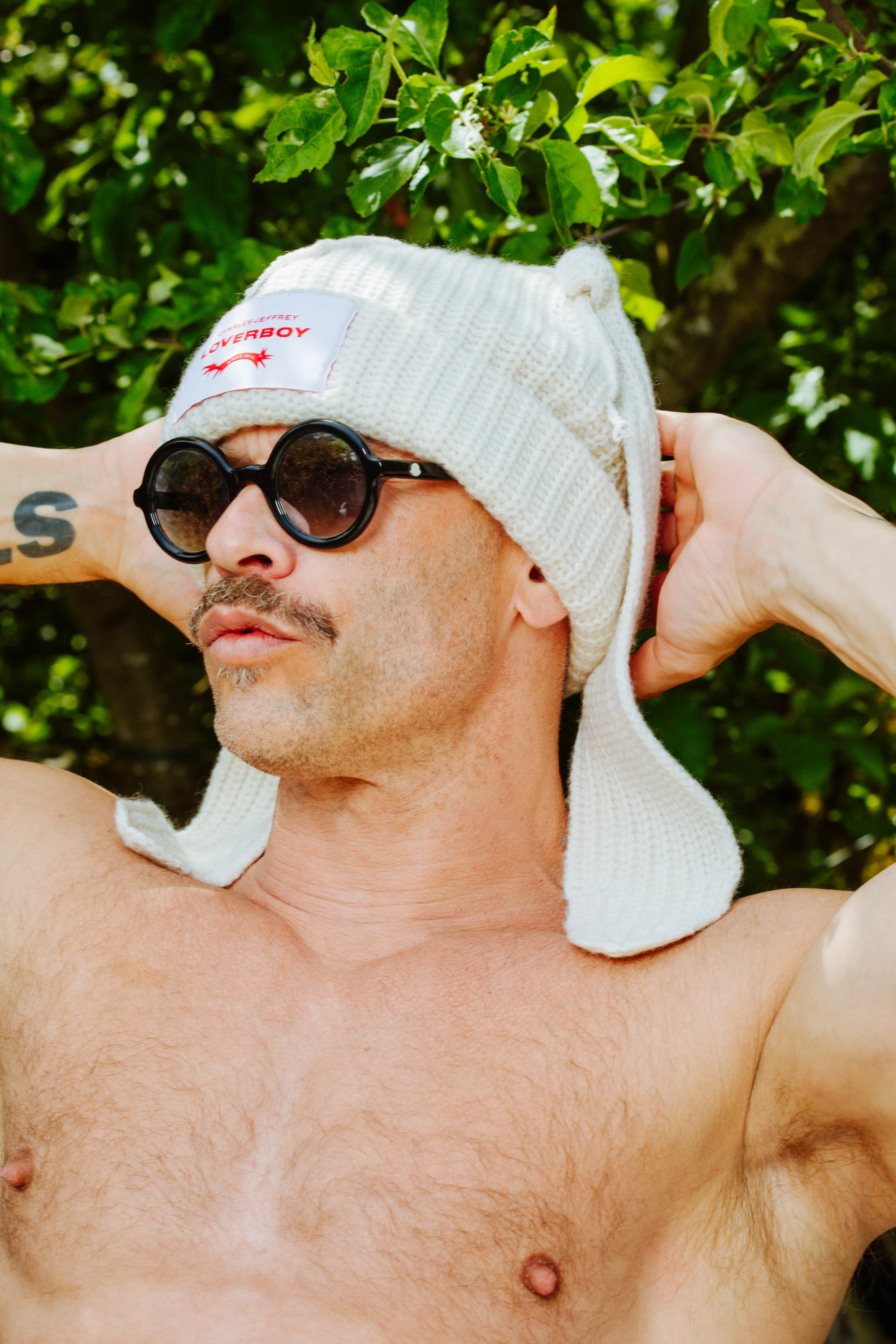 LOVERBOY BY CHARLES JEFFREY BUNNY EARS BEANIE - Image 20