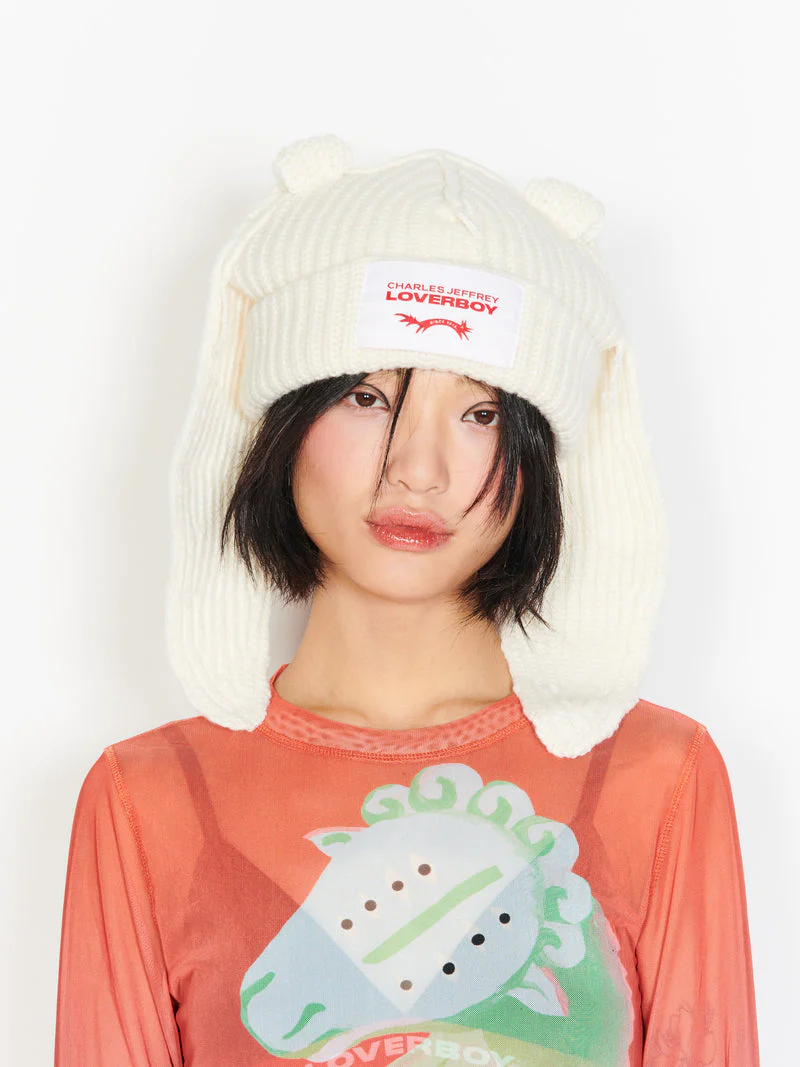 LOVERBOY BY CHARLES JEFFREY BUNNY EARS BEANIE - Image 25