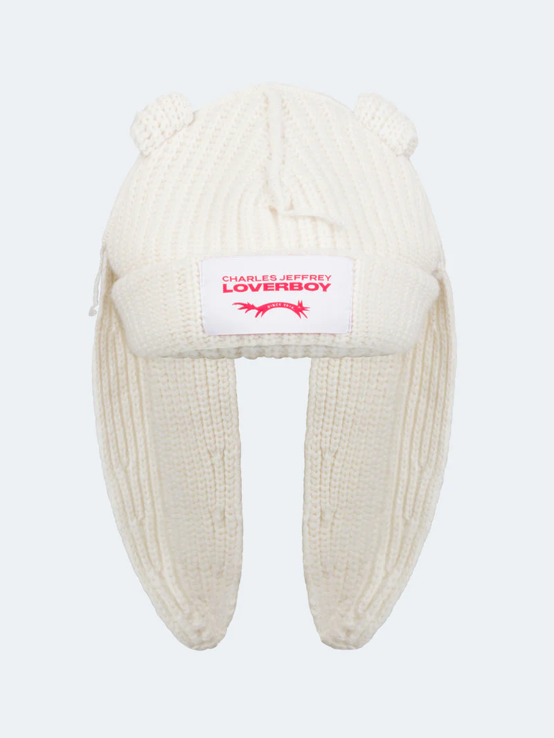 LOVERBOY BY CHARLES JEFFREY BUNNY EARS BEANIE - Image 7