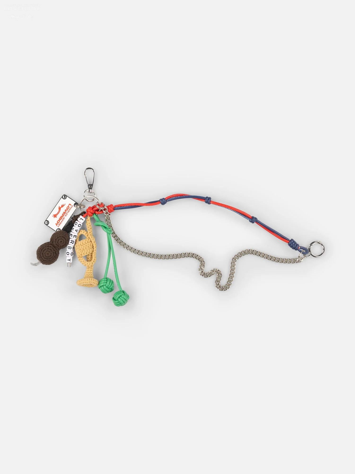 LOVERBOY BY CHARLES JEFFREY CHARACTER CROCHET BAG CHARM INSTRUMENTS - Image 4