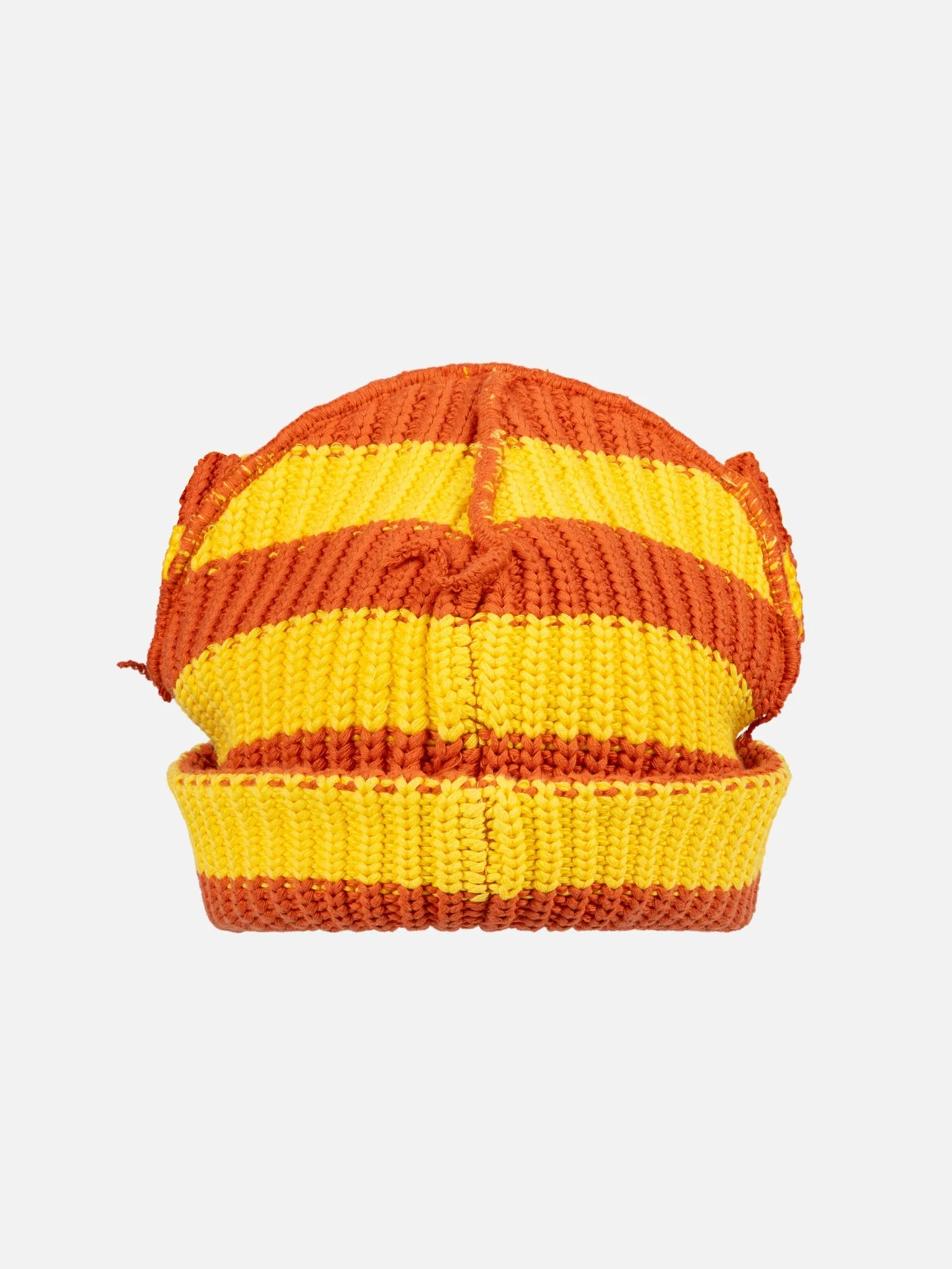 LOVERBOY BY CHARLES JEFFREY CHUNKY EARS BEANIE in YELLOW ORANGE - Image 5