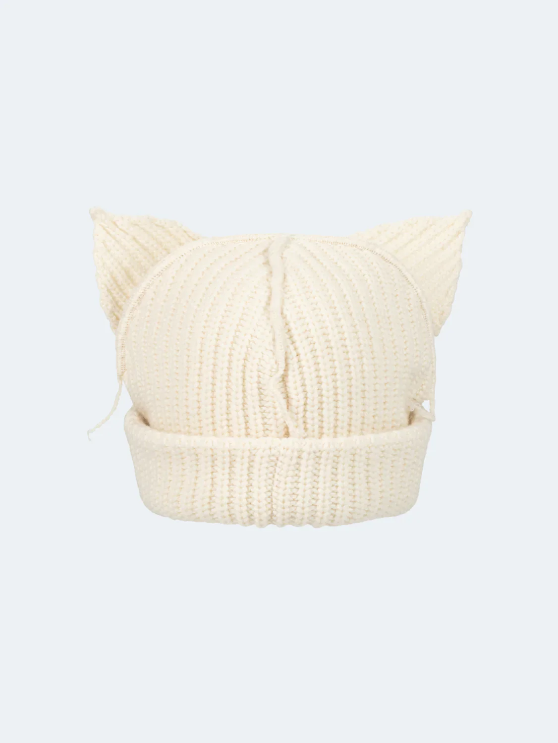 LOVERBOY BY CHARLES JEFFREY CHUNKY EARS BEANIE WHITE - Image 8