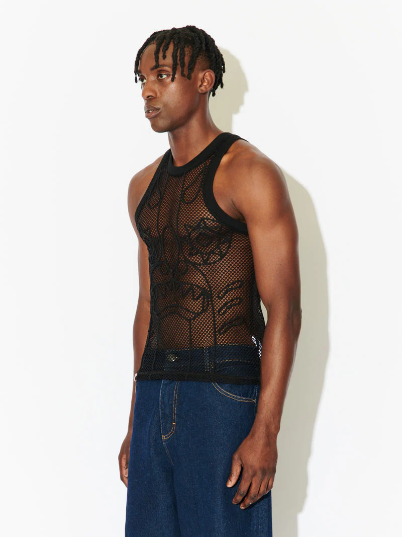 LOVERBOY BY CHARLES JEFFREY NET TANK - Image 9