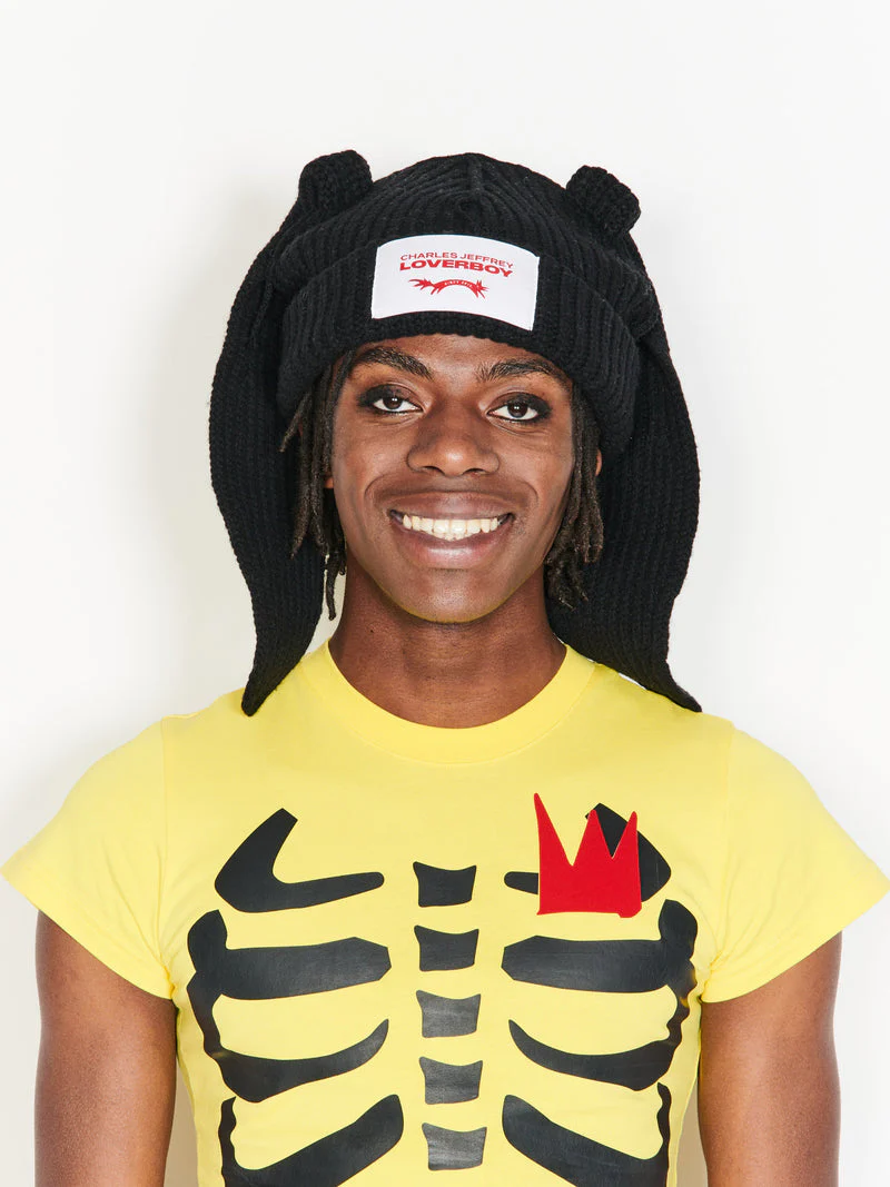 LOVERBOY BY CHARLES JEFFREY CHUNKY RABBIT BEANIE - Image 11
