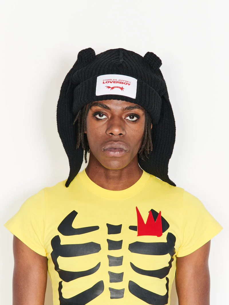 LOVERBOY BY CHARLES JEFFREY CHUNKY RABBIT BEANIE - Image 8