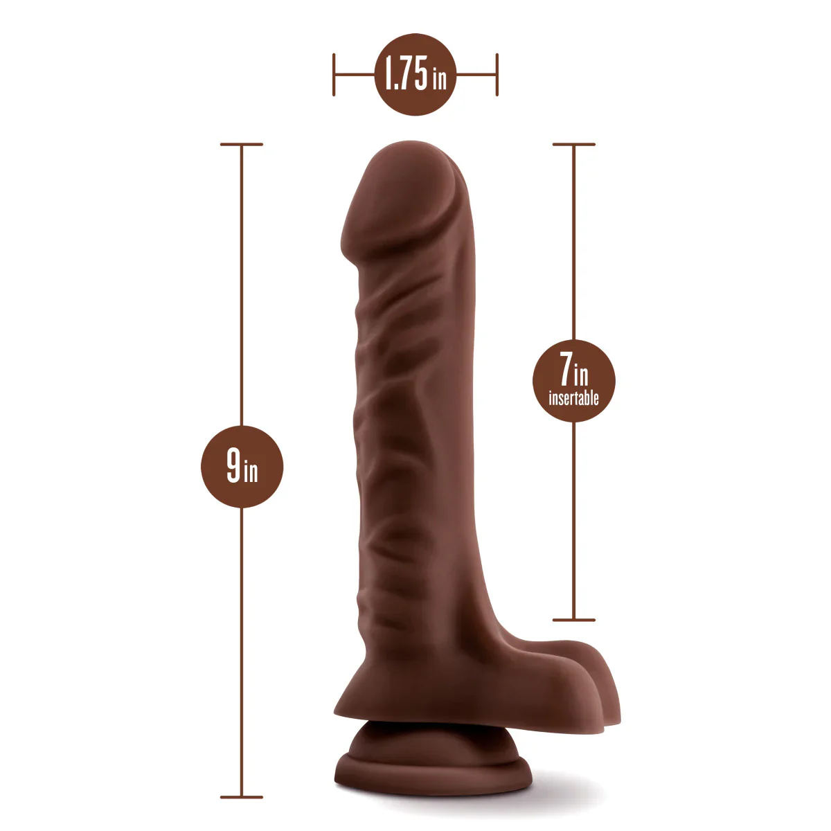Loverboy The DJ Realistic 9-Inch Dildo With Balls - Image 3