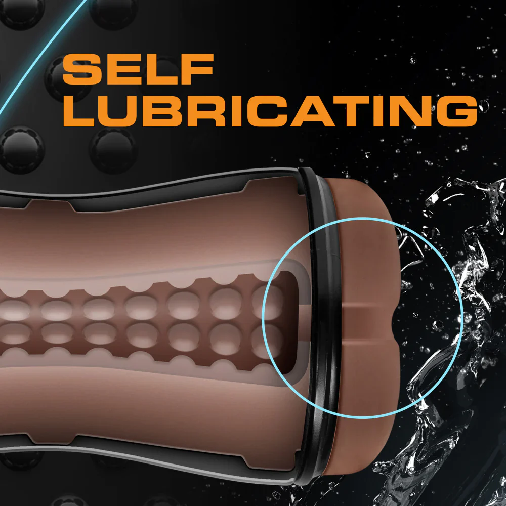 Loverboy The Mechanic Self Lubricating Realistic Brown Masturbator / Stroker - Image 6