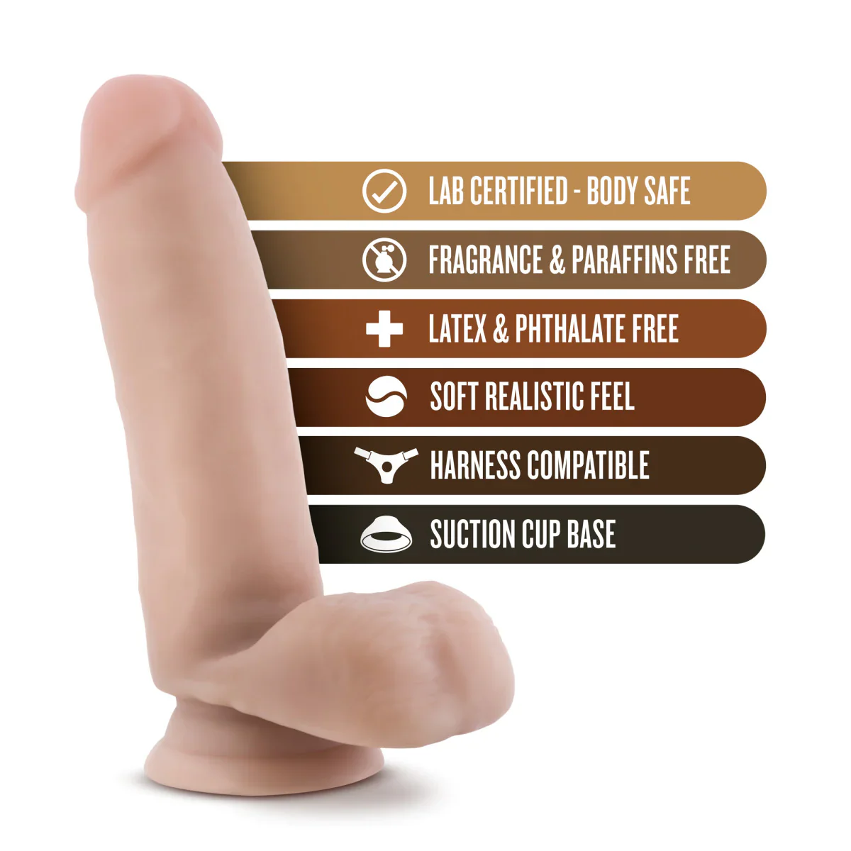 Loverboy The Surfer Dude Realistic 7-Inch Dildo With Balls - Image 2
