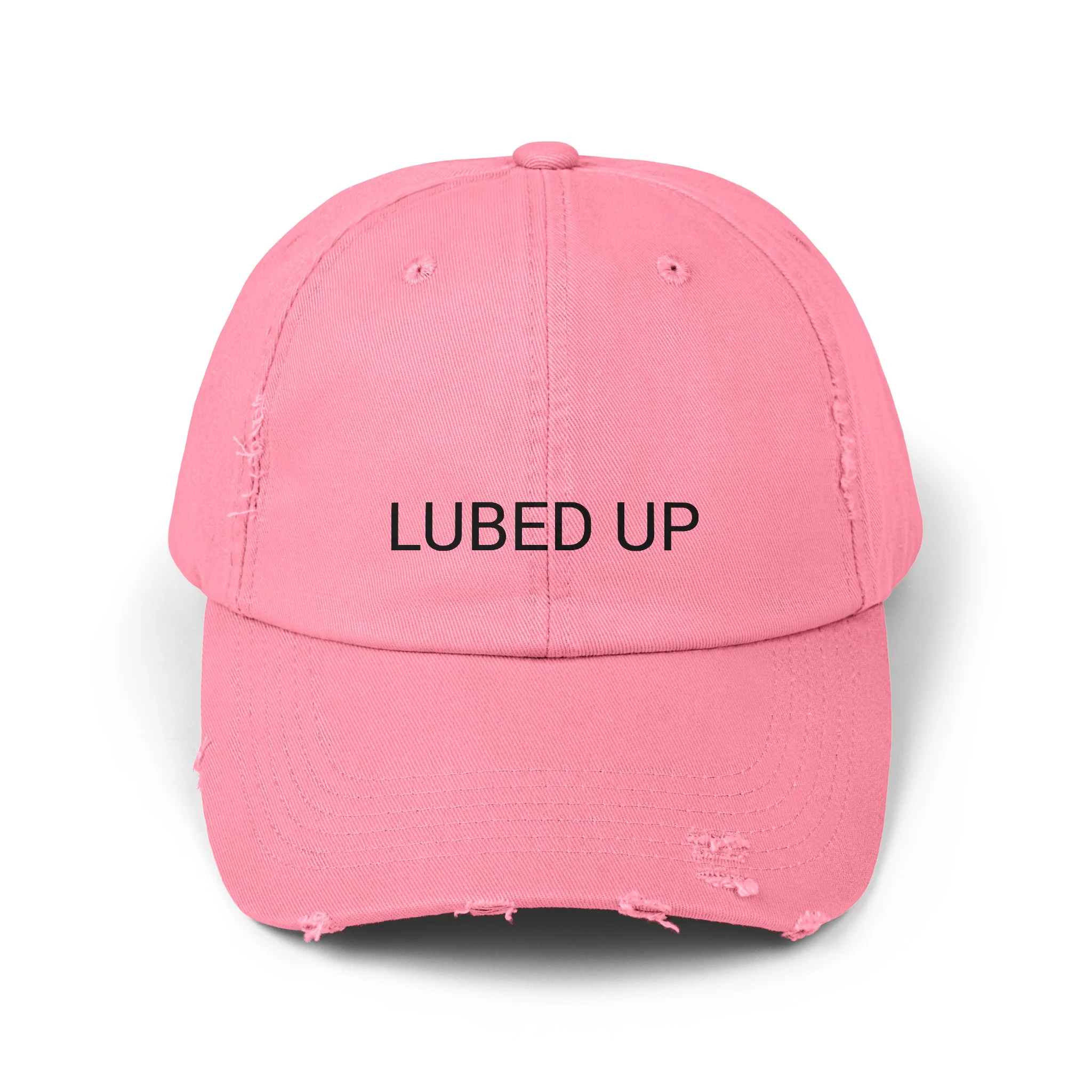 LUBED UP Distressed Cap in 6 colors - Image 7
